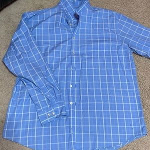 Long sleeve light blue dress shirt